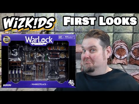 WizKids 4D Warlock Tiles First Looks --- Marketplace