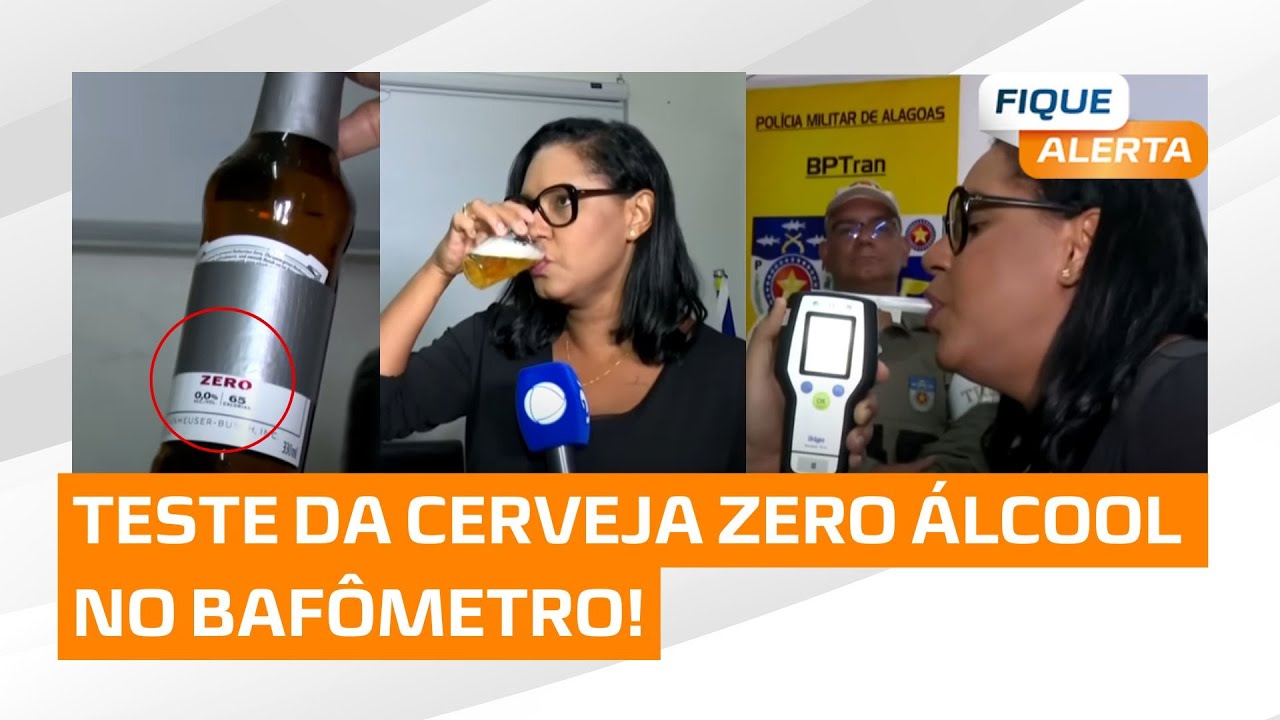 Cerveja zero álcool passa no bafômetro? Confira o teste com repórter da TV Pajuçara!