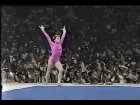 Dorte Thuemmler 1988 Olympics Event Finals Floor