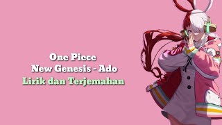 Download lagu One Piece Uta lirik dan Terjemahan New Genesis - Ado mp3