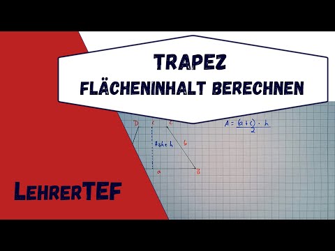Trapez - Flächeninhalt berechnen