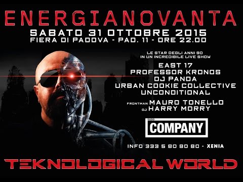 Dj Panda live dj set Energia '90 Halloween edition 2k15 Teknological world