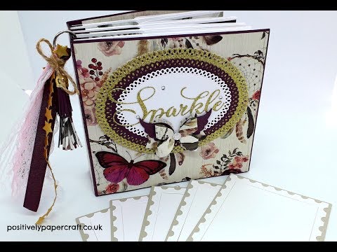 NO Chipboard EASY Mini Album (Featuring Alinacraft products)