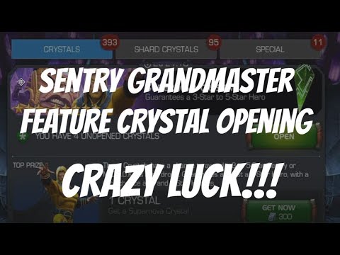 Sentry Grandmaster Feature Crystal Opening - Marvel Contest of Champions