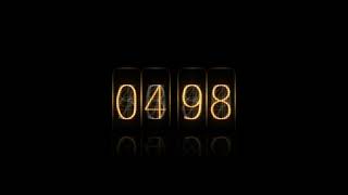【AviUtl】10 second timer like Nixie tube