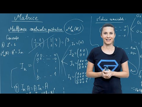 Matrice pătratice: proprietăți și matrice remarcabile în mulțimea Mn(A)- Clasa a XI-a