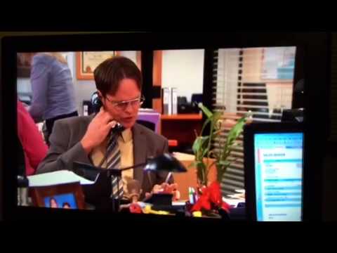 The Office:Dwight tells Jim that he loves him