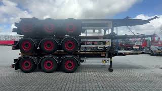 Полуприцеп контейнеровоз Burg stack of 3x 2012 BURG 20FT ADR (EX/II, EX/III, FL, AT) Chassis | Изображение 4 - Autoline