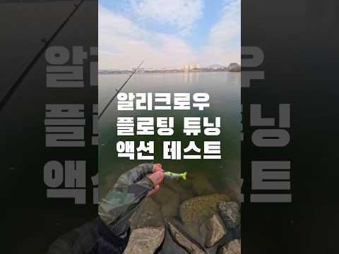 알리크로우 플로팅 튜닝 액션 테스트 #알리크로우 #jackclaw #배스낚시 #조인트베이트 #배스 #짜치맨
