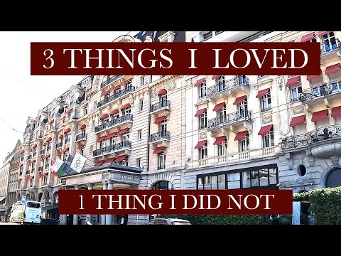 5 STAR LAUSANNE PALACE HOTEL, INSIDE SUITE 611 - SWITZERLAND 4K