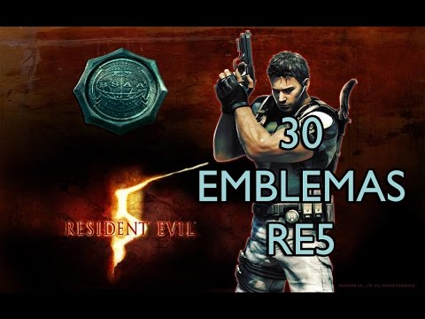 Resident Evil 5 - Localização dos 30 emblemas da BSAA ~ By: CODORÇO