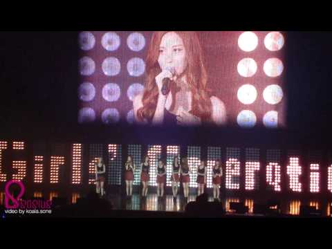 [Sosius Fancam]110610 Girls' Generation -  SMTOWN (Paris) - Self-intro