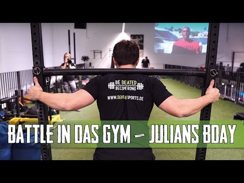 Geburtstags-Battle in DAS GYM | Julians Birthday Party | AUT vs GER!
