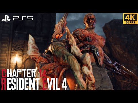 Resident Evil 4 Remake | Chapter 14: Letting Go Of The Past (Hardcore) | PS5 4K 60FPS Gameplay