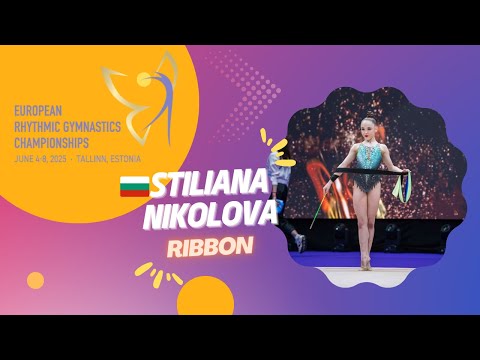 Stiliana Nikolova (BUL) – Ribbon | European Championships 2025 Qualifications | 24.650