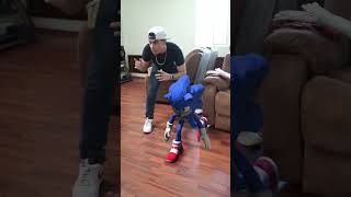 CARRERA CON SONIC #sonicthehedgehog #parodia #sonic
