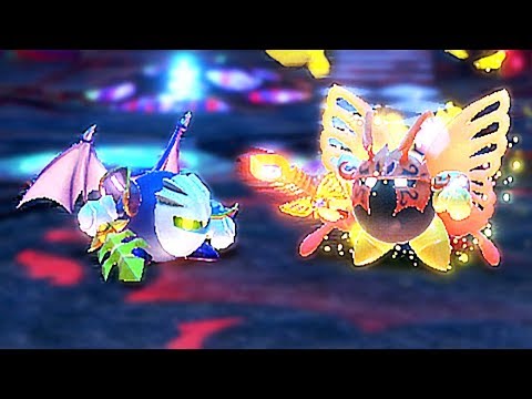 Meta Knight VS Beta Knight In Kirby Star Allies, Secret Boss FINALE | Galacta Knight / Morpho Knight