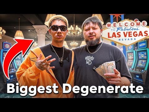 Gambling With The BIGGEST DEGENERATE At The Casino!