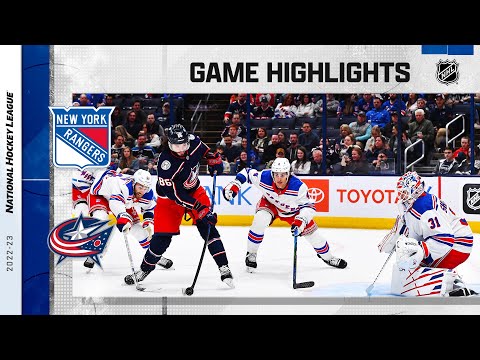 Rangers @ Blue Jackets 4/8 | NHL Highlights 2023