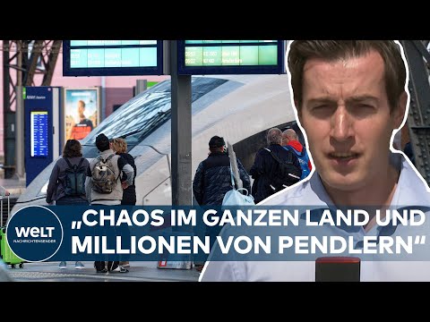 DROHENDES BAHN-CHAOS: EVG plant wohl für Dienstag erneut flächendeckende Bahnstreiks