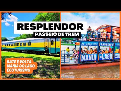 PASSEIO de TREM para RESPLENDOR | Bate e Volta com Mania do Lago Ecoturismo