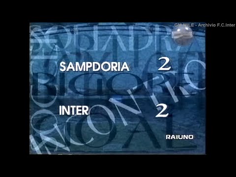 1994-95 (33^ - 28-05-1995) Sampdoria-INTER 2-2 [Festa,Vierchowod,C.Bellucci,Bianchi] D.S.Rai1