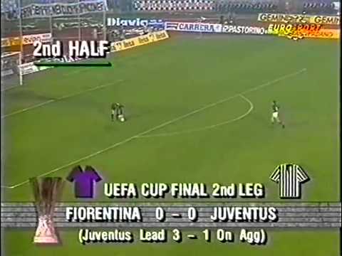 16 5 1990 ACF Fiorentina vs Juventus UEFA Cup 1989 1990 Final