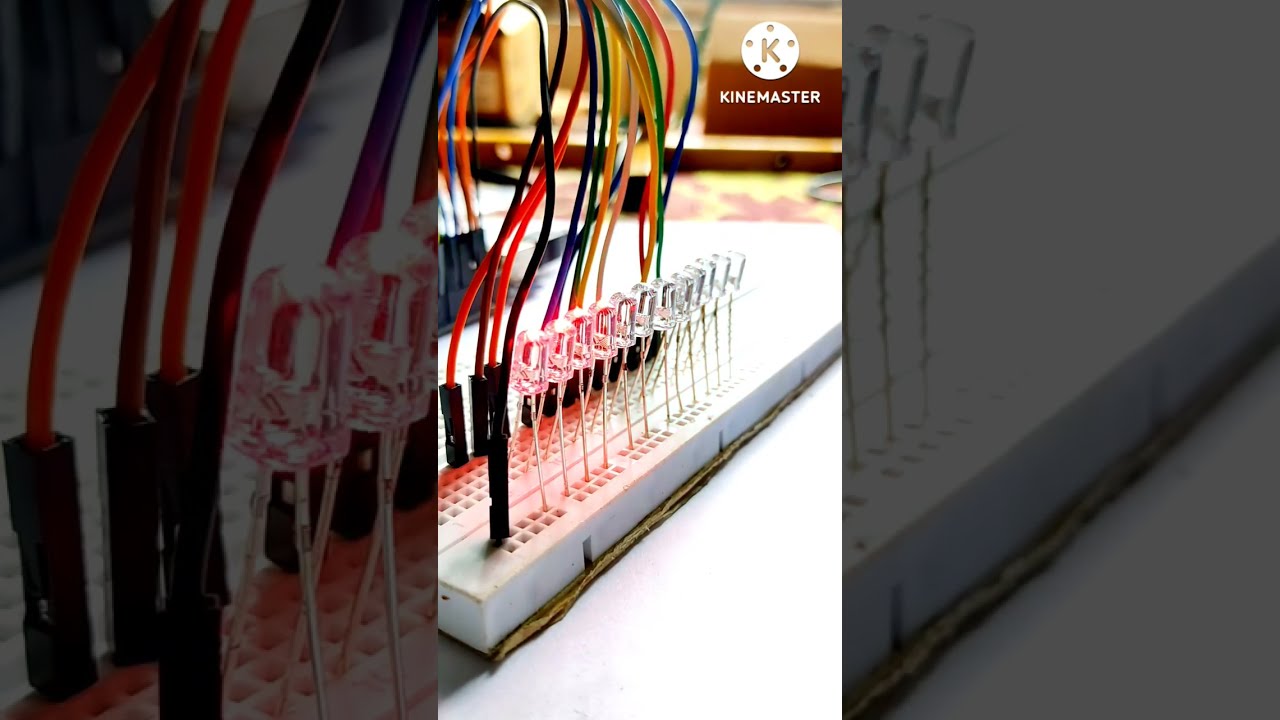 आर्डुइनो कूल project || arduino led chaser || #arduino #electronic #programming