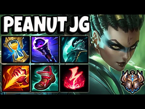 Peanut NIDALEE Jungle vs LILLIA - Patch 11.4 Korea Challenger ✅