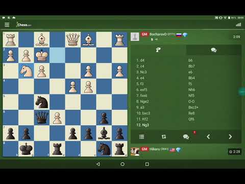 Hikaru Nakamura vs. Dmitry Bocharov (chess.com 6-08-2018)