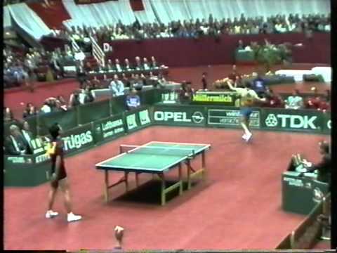 Table Tennis WM Dortmund 1989 (3)Teams Germany Sweden China Korea