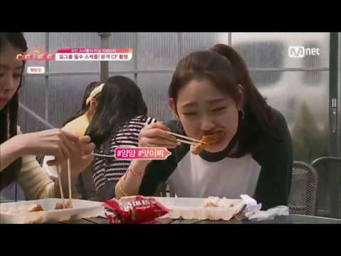 아이오아이 I.O.I FMV  Knowing Kang Mina Part 1: Food (funny clips)