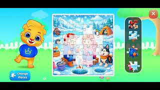 🎣 Ice Fishing Jigsaw Puzzle (36 Pieces) - Puzzle Kids Jigsaw Puzzles Walkthrough