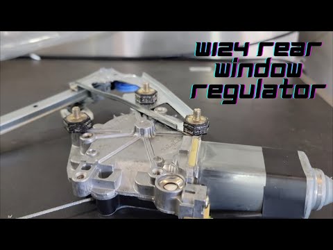 W124 400E Rear Window Regulator Replacement