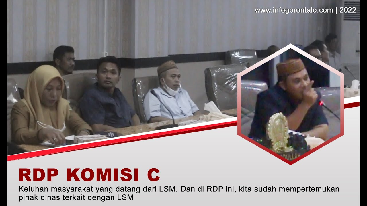 DPRD Kota Gorontalo Tindaklanjut Permohonan RDP dari LSM