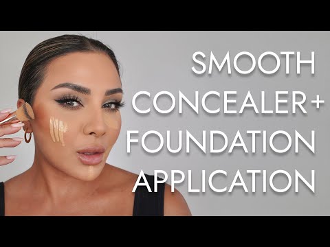 FLAWLESS FOUNDATION AND CONCEALER APPLICATION FOR SMOOTH SKIN | NINA UBHI