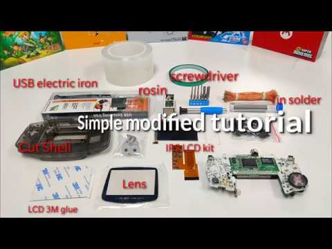 Easy method GBA IPS LCD V2 modified tutorial