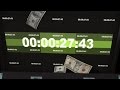 MONEY COUNTDOWN 30 SEC TIMER V 193 Casino CLOCK With Sound Effects HD 4k