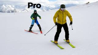 Pro Skier Signs Up For Beginner Lesson