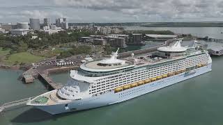 7th Dec 25 - Voyager of the Seas Cruise Ship at Port of Darwin. Australia🇦🇺. DJI Mini 4 Pro.