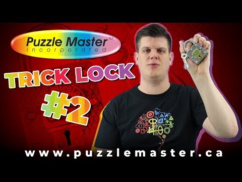 Puzzle Master TRICK LOCK #2 - Review and Solution