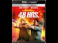 Closing To Another 48 Hrs UK 4K UHD Blu Ray 2022
