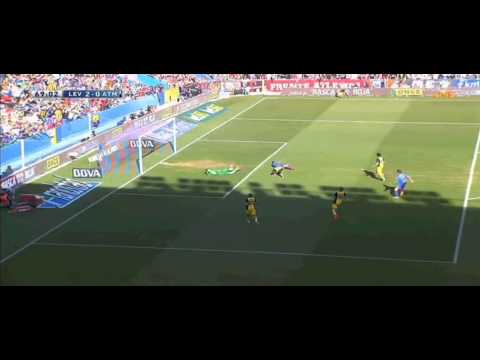 David Barral GOL Levante vs Atletico Madrid 2014 2-0 04/05/2014