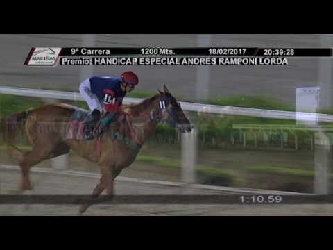 18/02/2017 – Hipodromo Maroñas – Carr 9 – HANDICAP ESPECIAL ANDRES RAMPONI LORDA