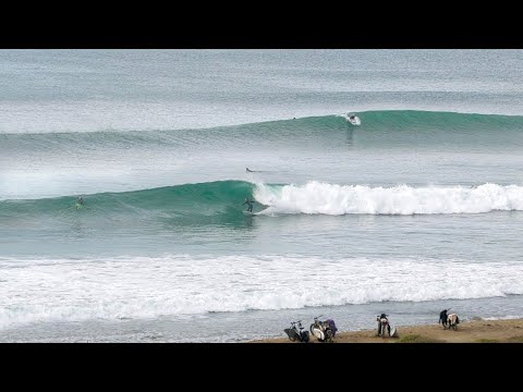 Lower Trestles is GOING OFF like a Perfect Wave Machine! ( PROS! )