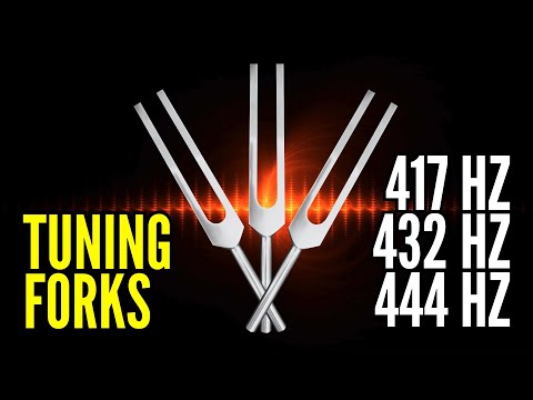 Remove Negative Energy NOW! 417 Hz + 432 Hz + 444 Hz Tuning Forks