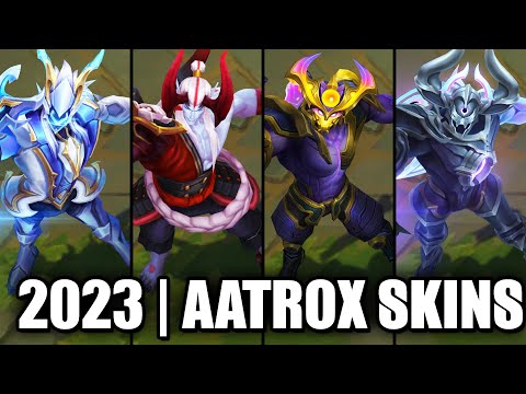 ALL AATROX SKINS SPOTLIGHT 2023 | League of Legends