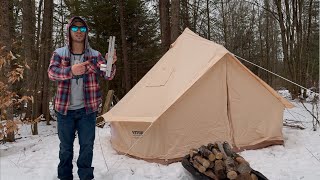 Giveaway drawing for the HOT TENT SETUP LIVE! Adventures with Spackmann is live!