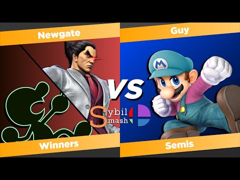 Sybil Smash Winners Semis - Newgate (Kazuya, G&W) Vs. Guy (Mario) SSBU Tournament
