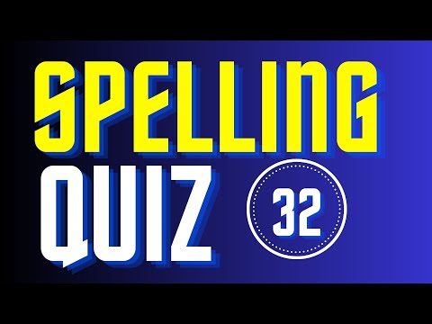 Spelling Quiz 32|Can you get a Perfect Score on Spelling?|Spell the Word|
